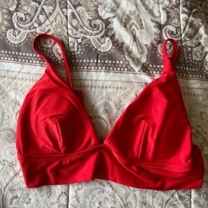 NWOT Aerie Longline Triangle Bikini Top